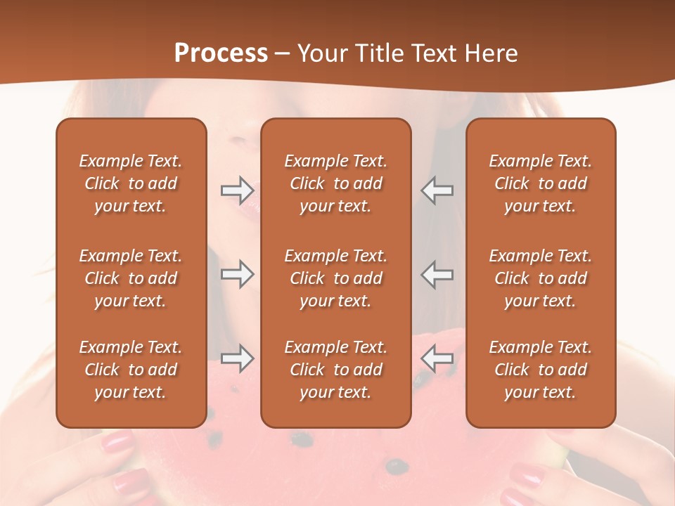 Attractive Person Green PowerPoint Template