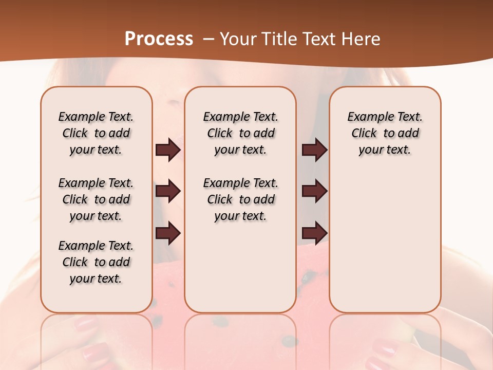 Attractive Person Green PowerPoint Template