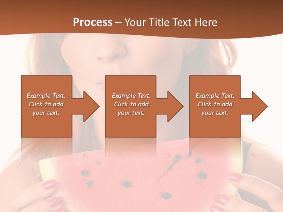 Attractive Person Green PowerPoint Template