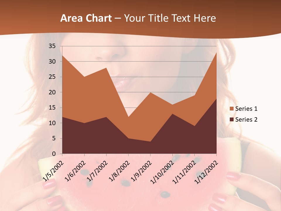 Attractive Person Green PowerPoint Template