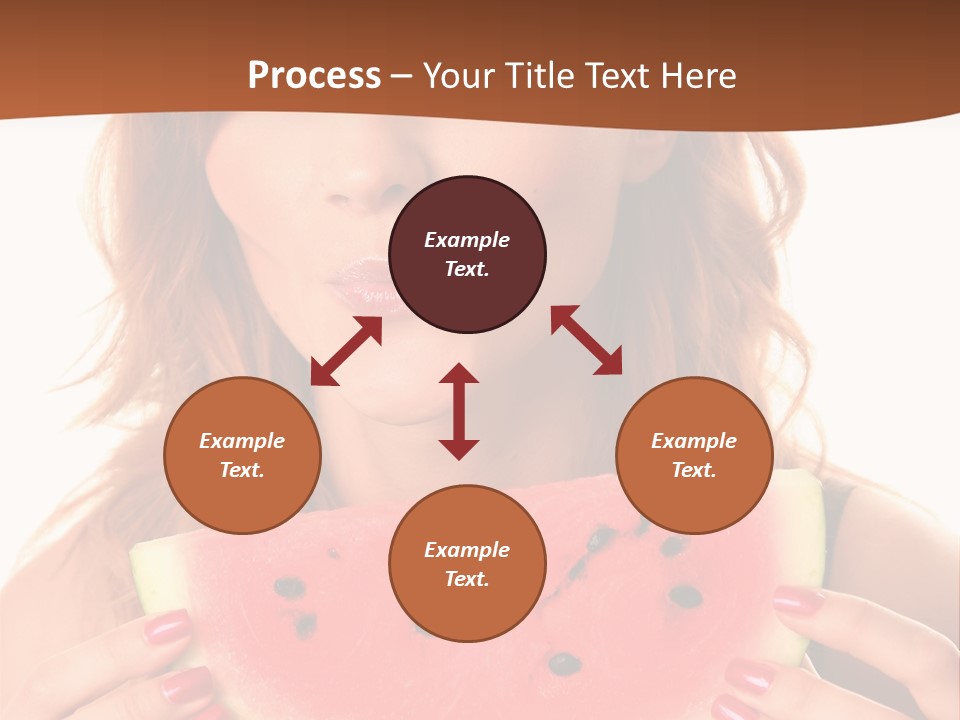 Attractive Person Green PowerPoint Template