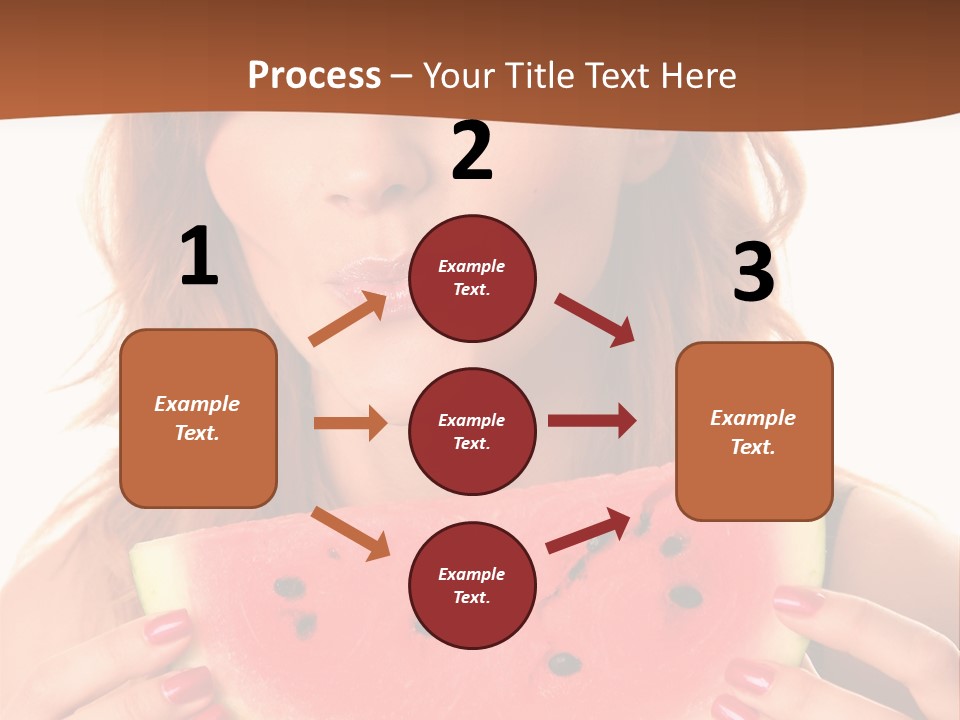 Attractive Person Green PowerPoint Template