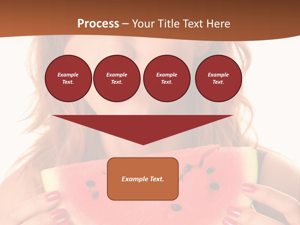 Attractive Person Green PowerPoint Template