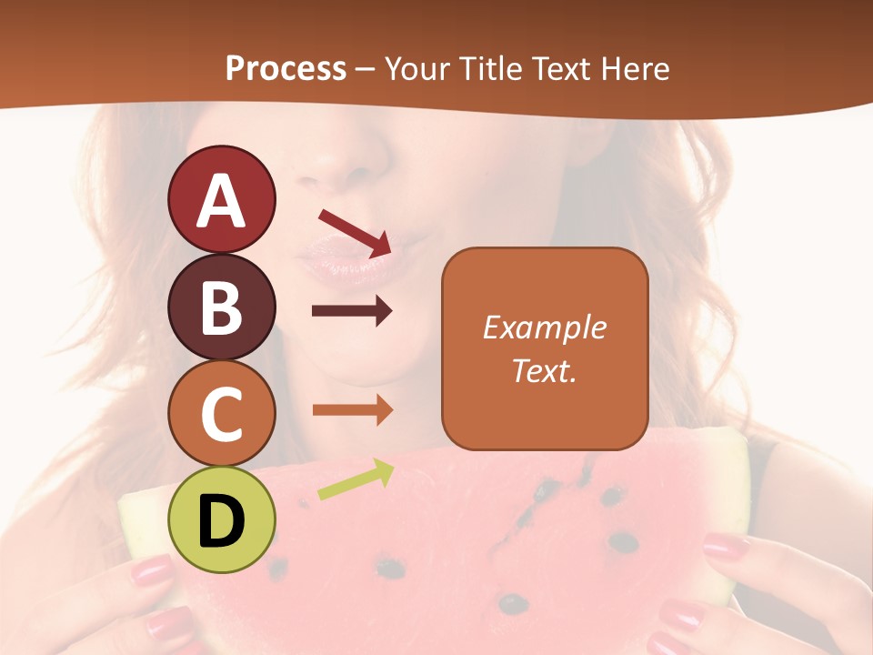 Attractive Person Green PowerPoint Template