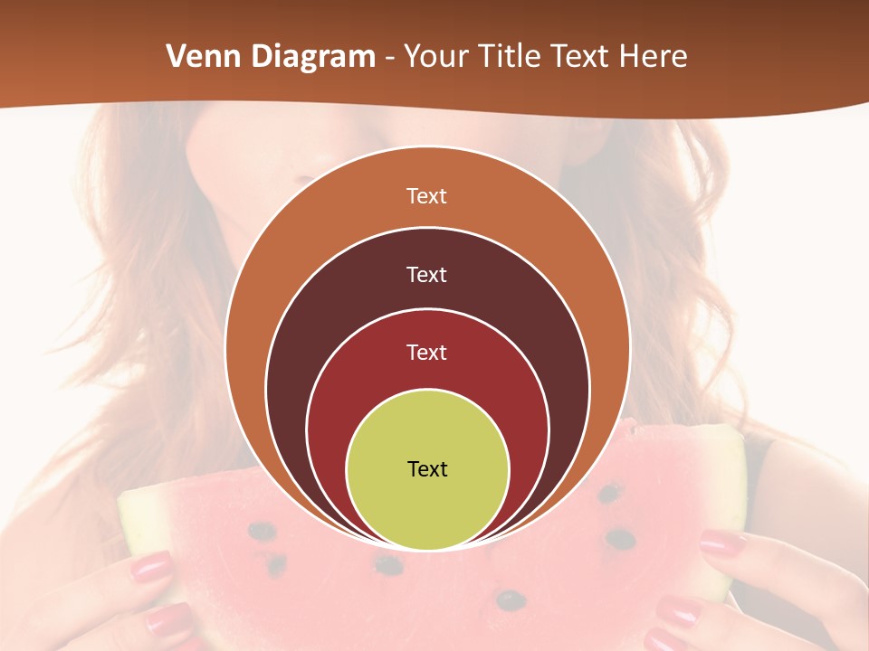 Attractive Person Green PowerPoint Template