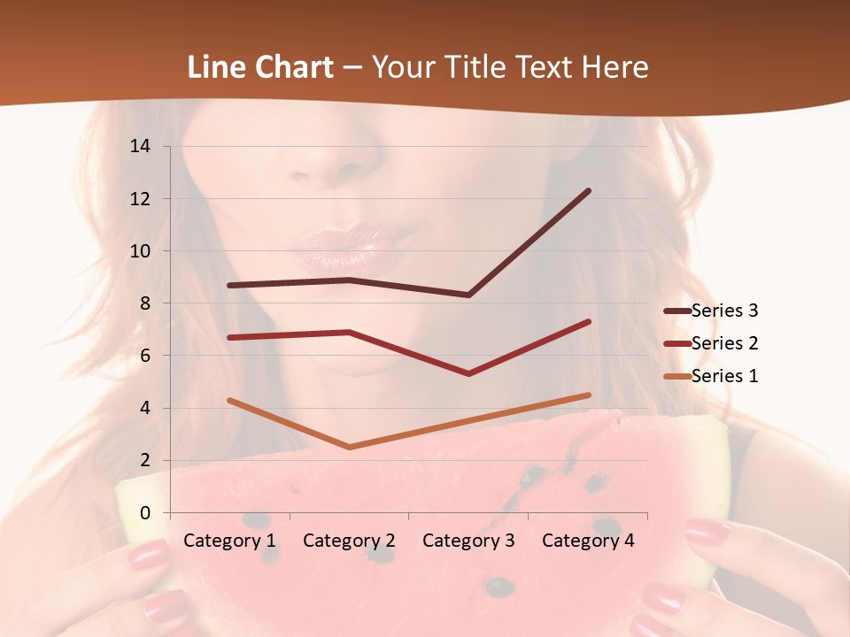 Attractive Person Green PowerPoint Template