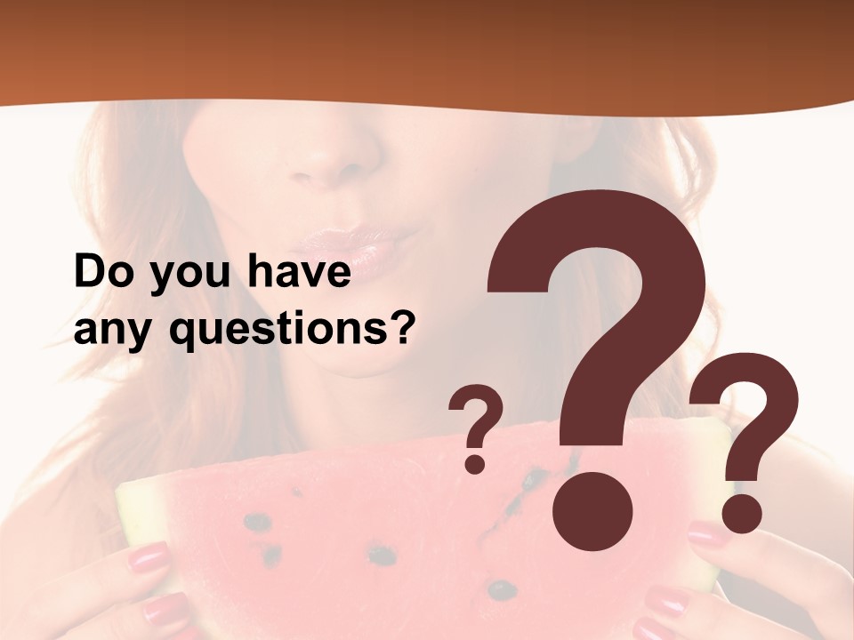 Attractive Person Green PowerPoint Template