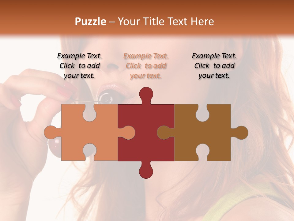 Eating Yellow Fresh PowerPoint Template