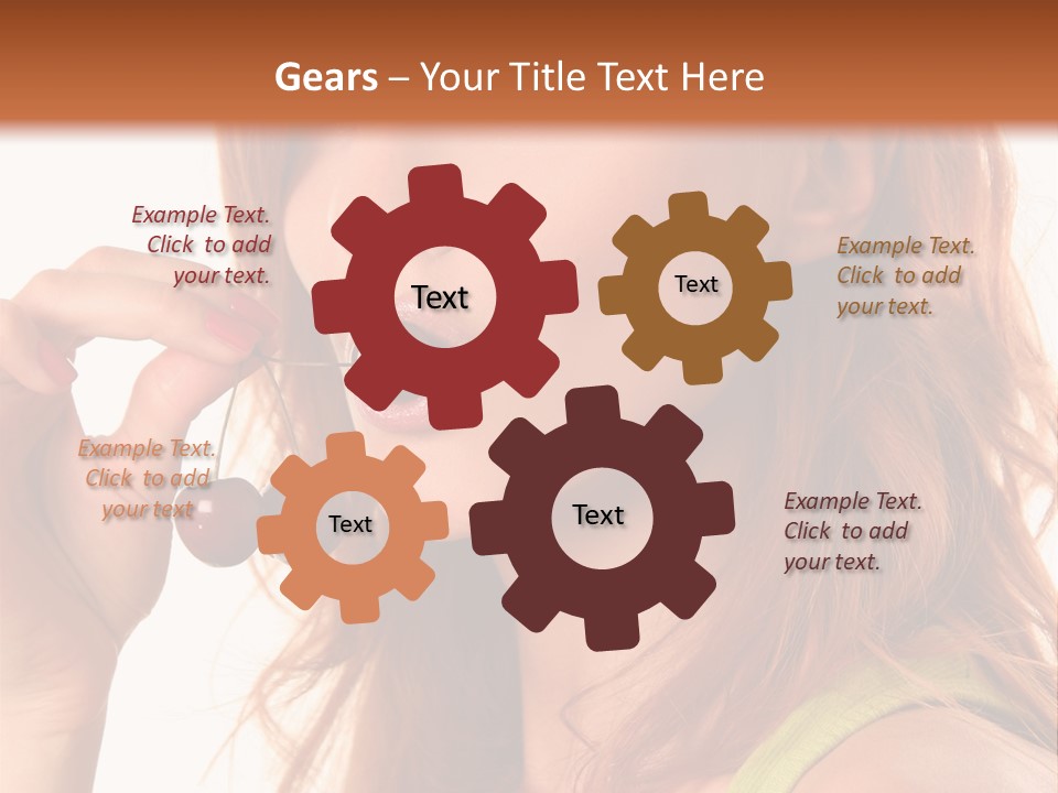 Eating Yellow Fresh PowerPoint Template
