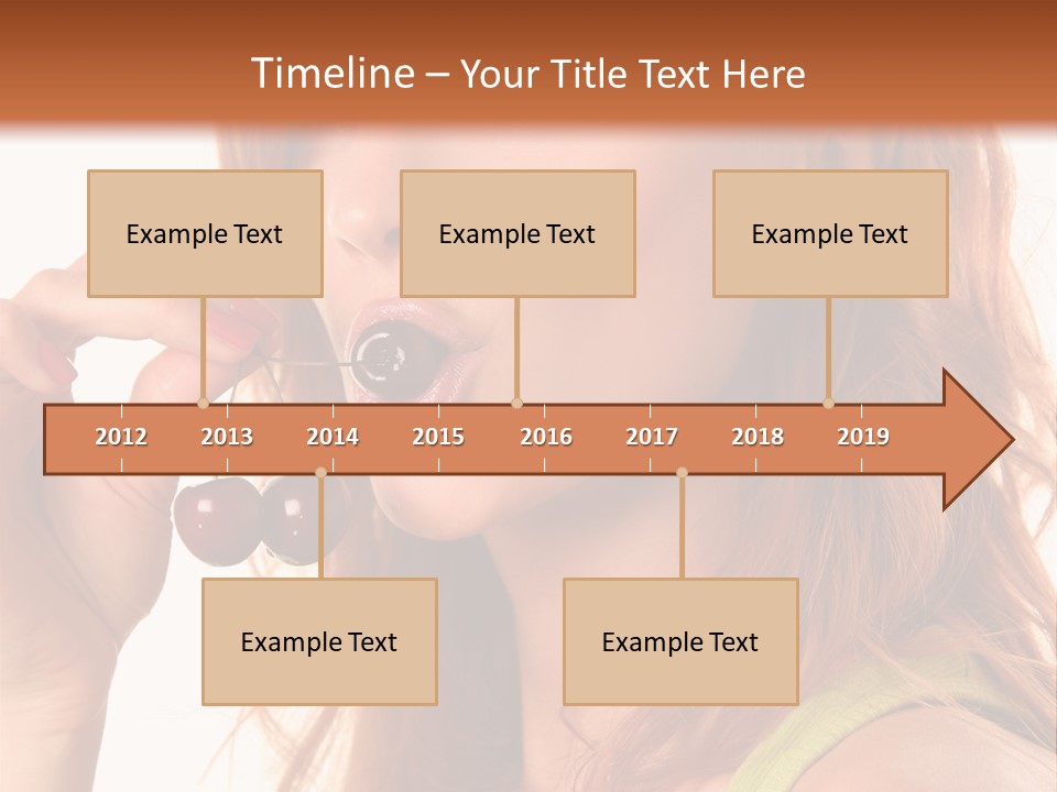 Eating Yellow Fresh PowerPoint Template