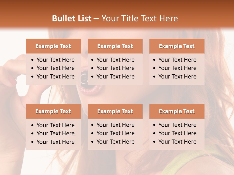Eating Yellow Fresh PowerPoint Template