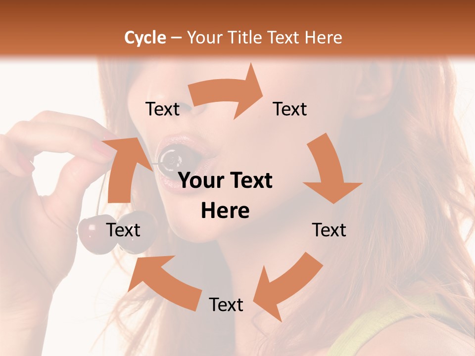 Eating Yellow Fresh PowerPoint Template