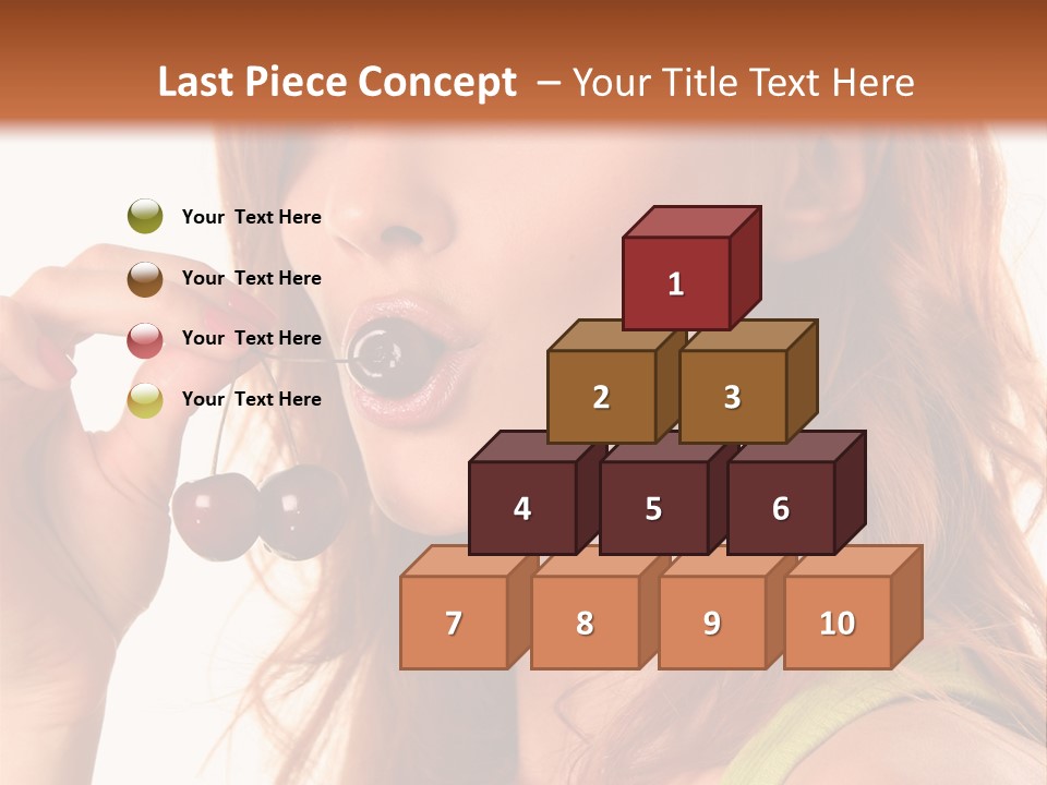 Eating Yellow Fresh PowerPoint Template