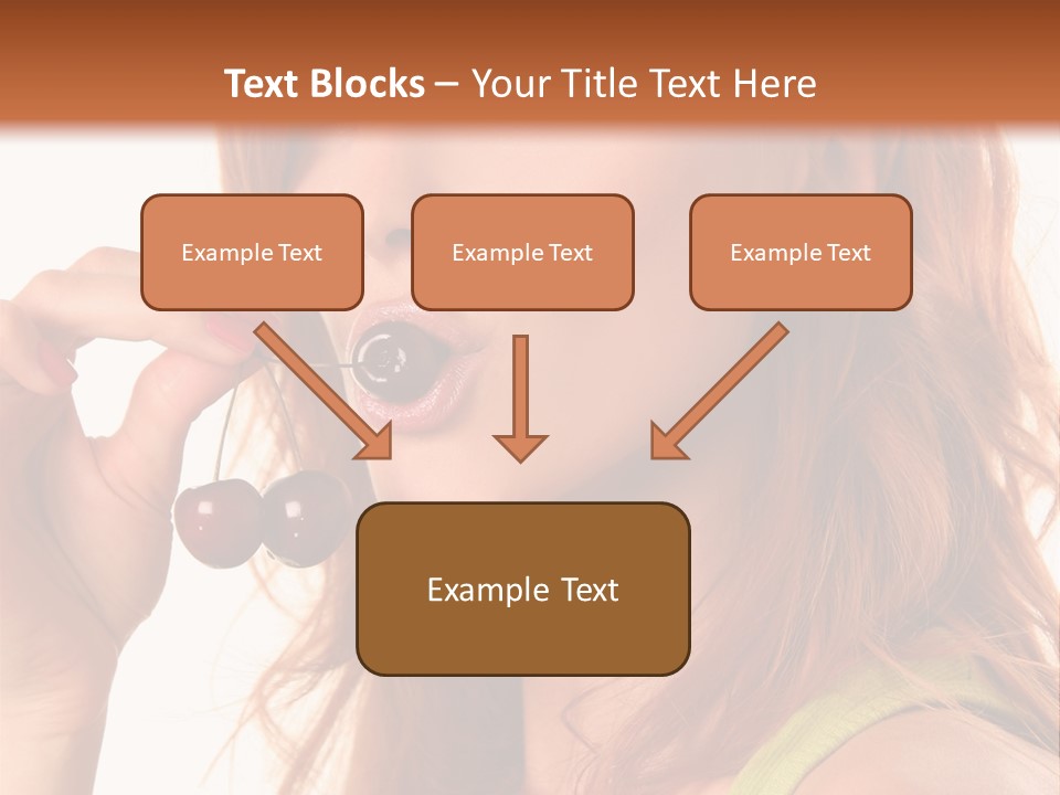 Eating Yellow Fresh PowerPoint Template