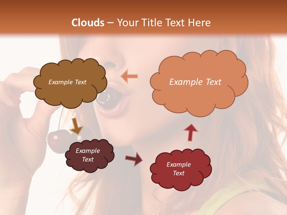 Eating Yellow Fresh PowerPoint Template