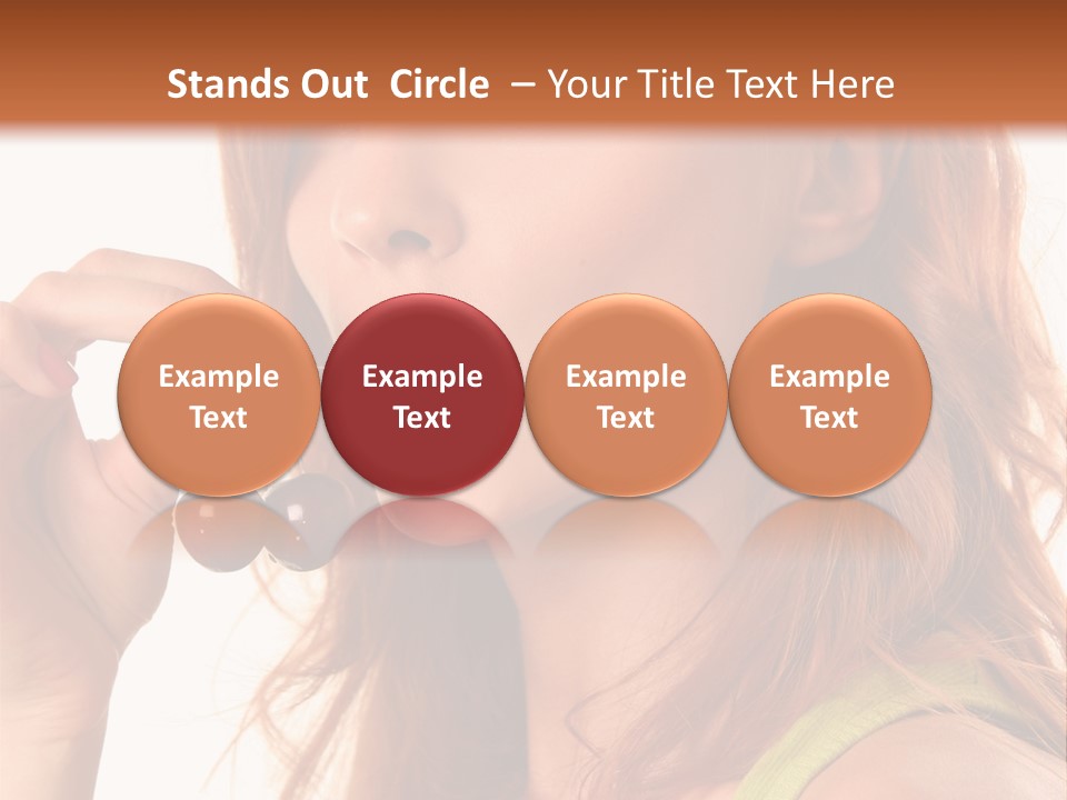 Eating Yellow Fresh PowerPoint Template