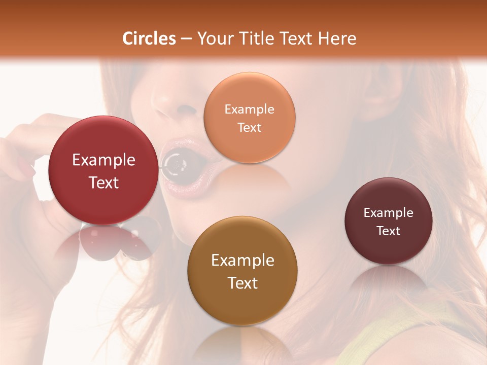 Eating Yellow Fresh PowerPoint Template