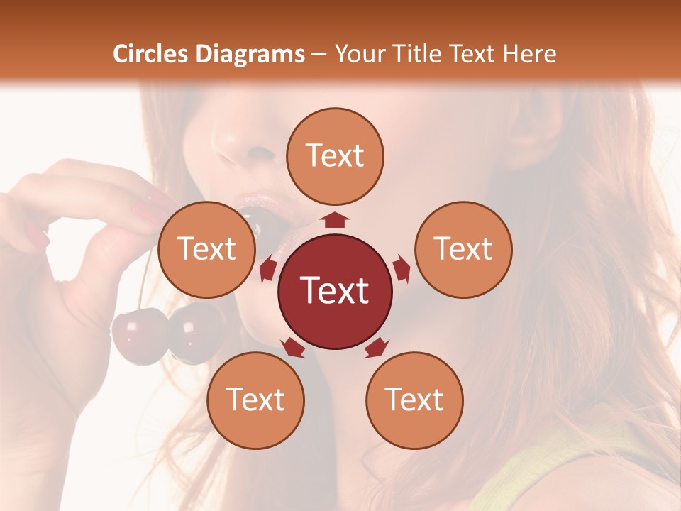 Eating Yellow Fresh PowerPoint Template