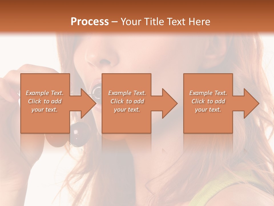 Eating Yellow Fresh PowerPoint Template