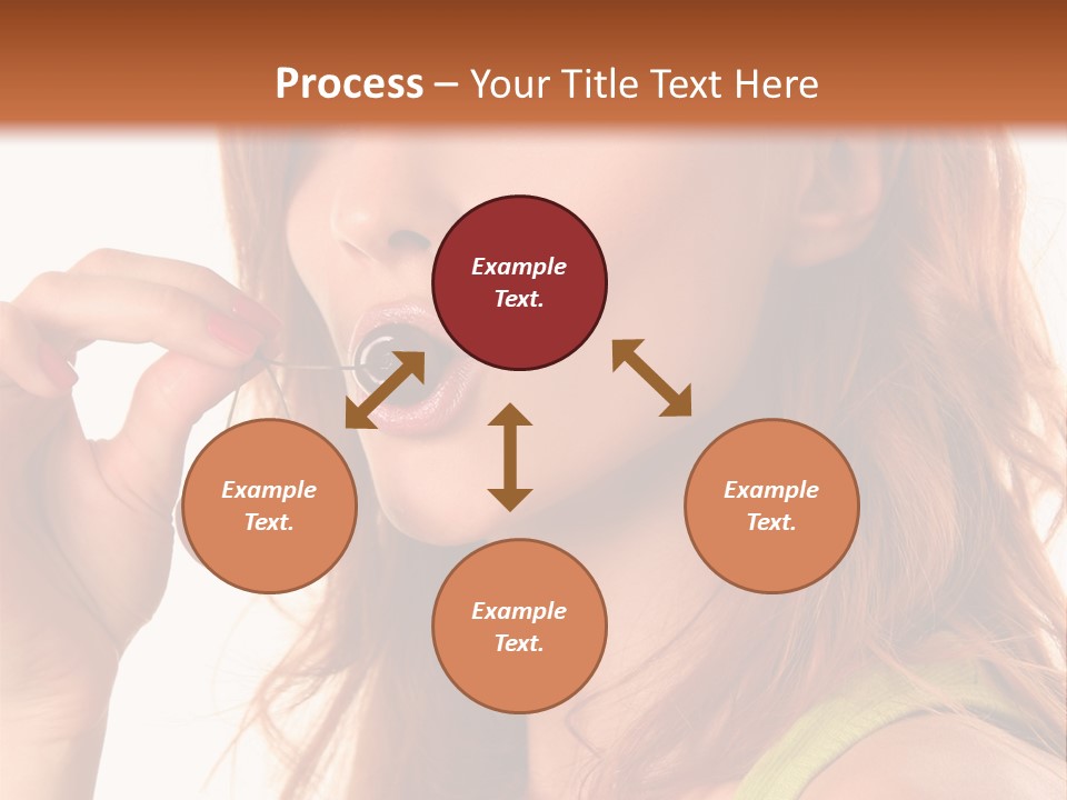 Eating Yellow Fresh PowerPoint Template