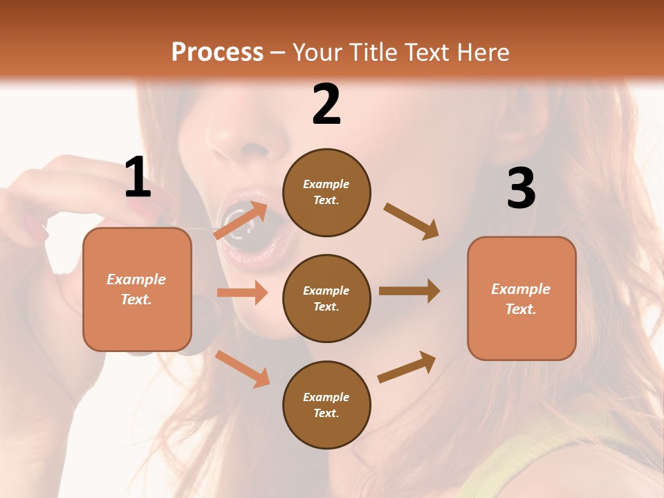 Eating Yellow Fresh PowerPoint Template