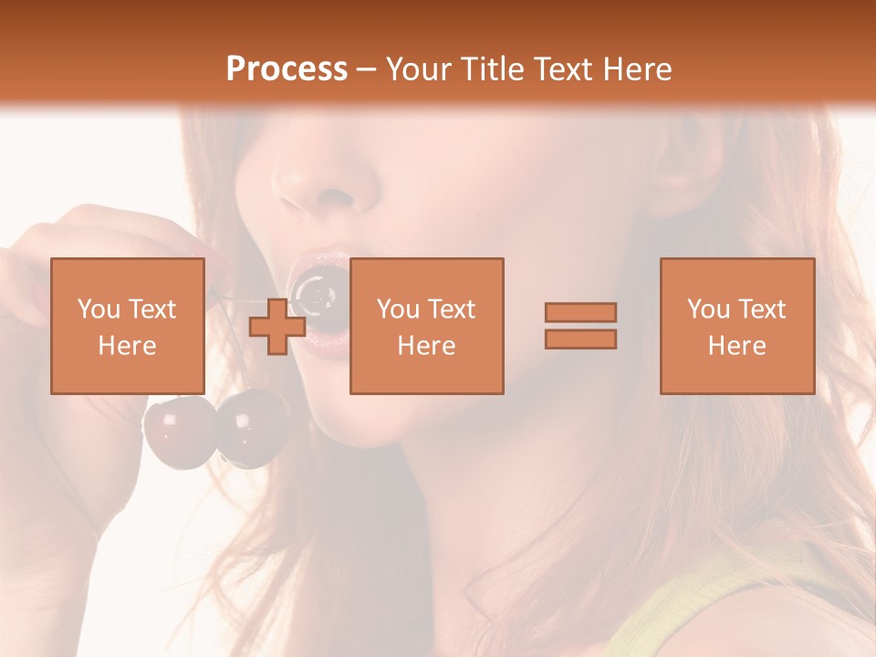 Eating Yellow Fresh PowerPoint Template