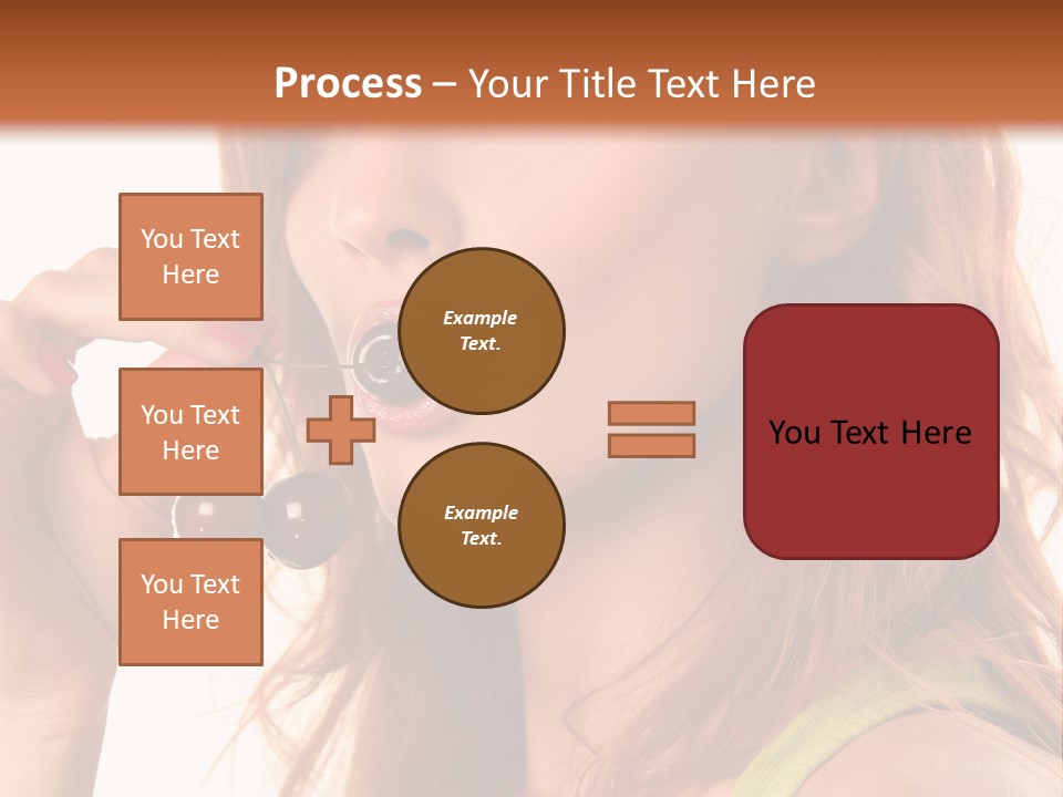 Eating Yellow Fresh PowerPoint Template