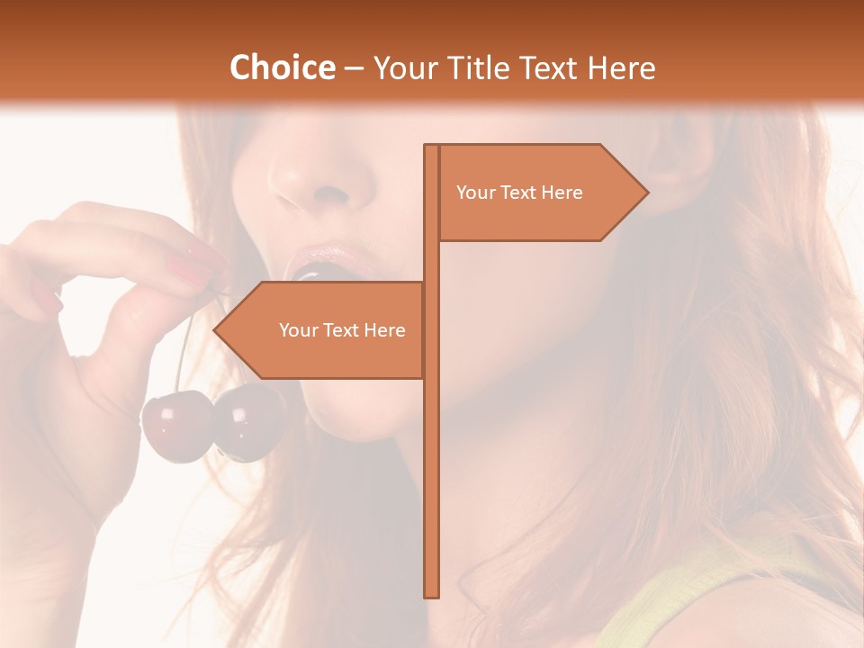 Eating Yellow Fresh PowerPoint Template