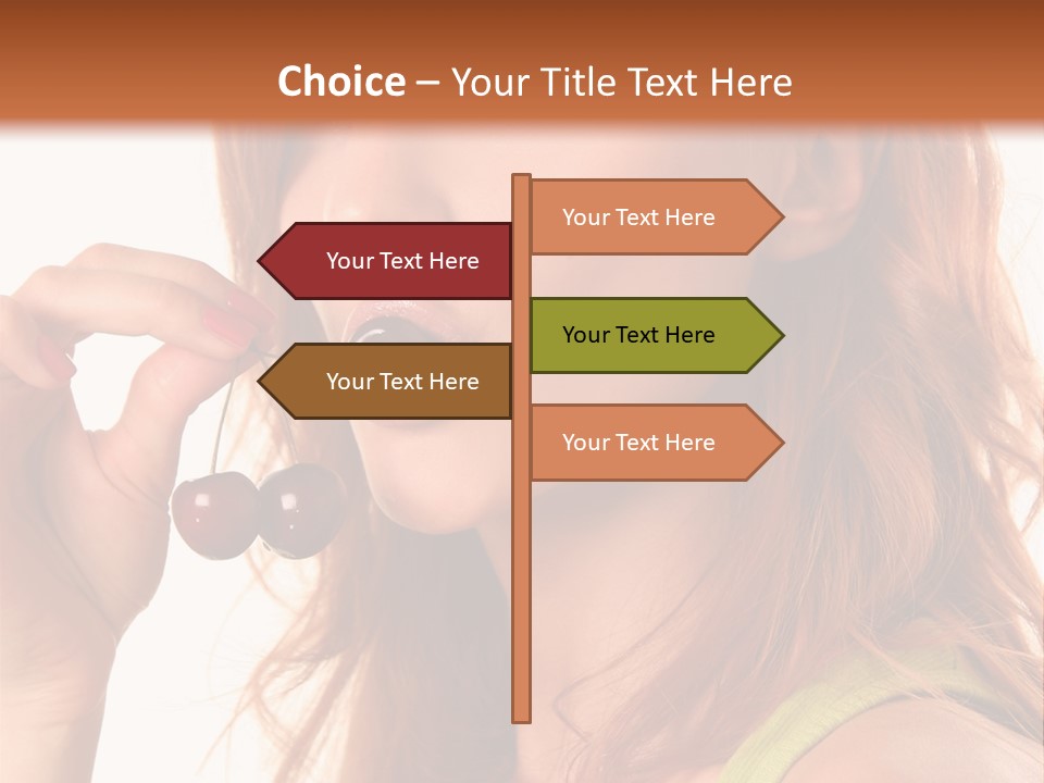 Eating Yellow Fresh PowerPoint Template