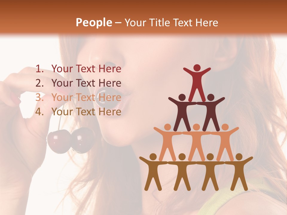 Eating Yellow Fresh PowerPoint Template