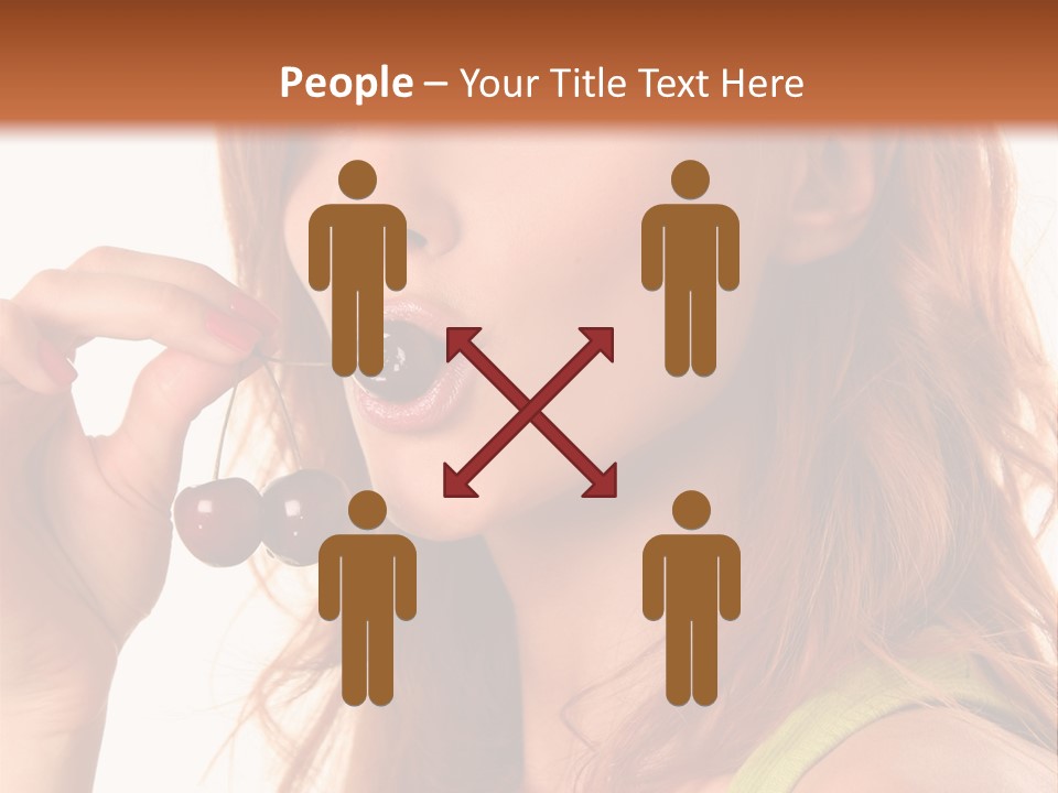 Eating Yellow Fresh PowerPoint Template