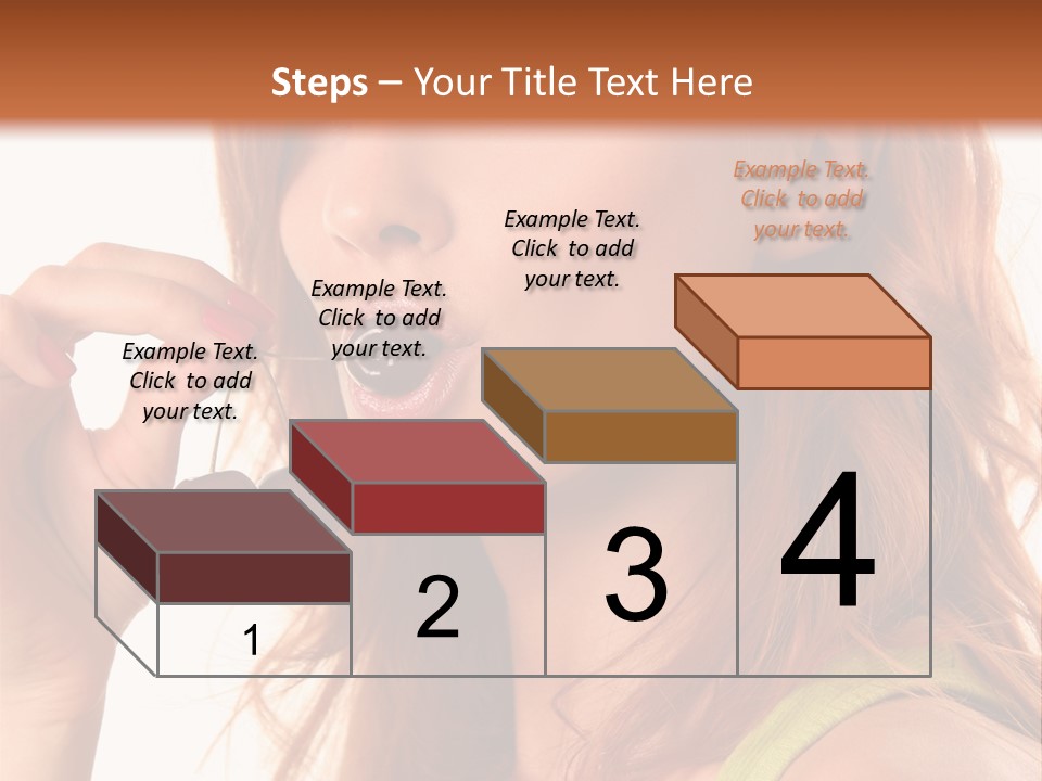 Eating Yellow Fresh PowerPoint Template