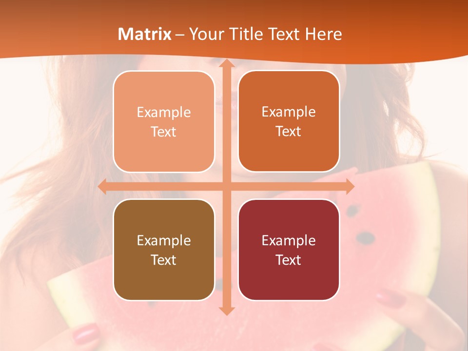 Juicy White Sweet PowerPoint Template