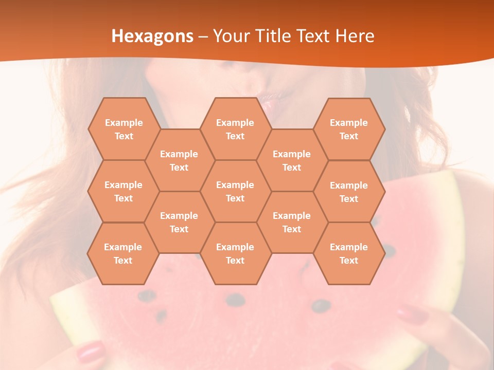 Juicy White Sweet PowerPoint Template