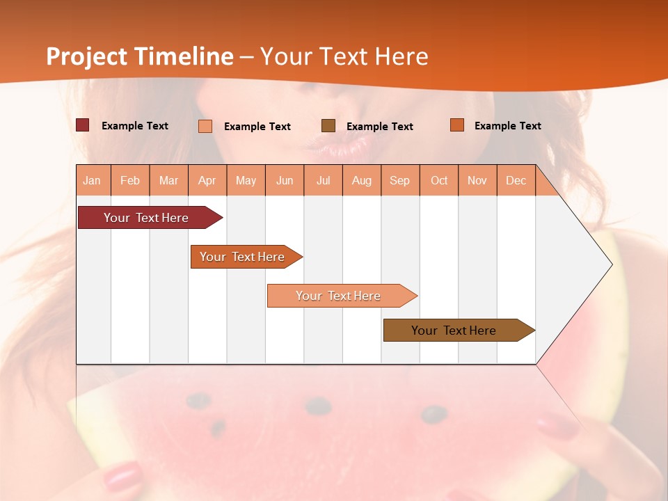 Juicy White Sweet PowerPoint Template