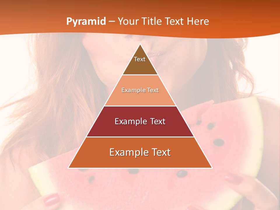 Juicy White Sweet PowerPoint Template