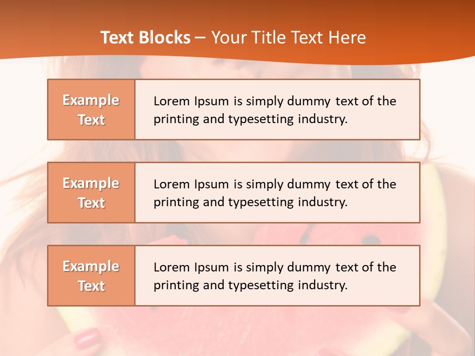 Juicy White Sweet PowerPoint Template