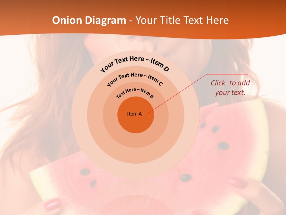 Juicy White Sweet PowerPoint Template