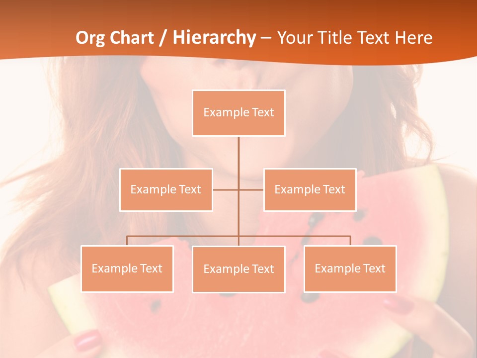 Juicy White Sweet PowerPoint Template