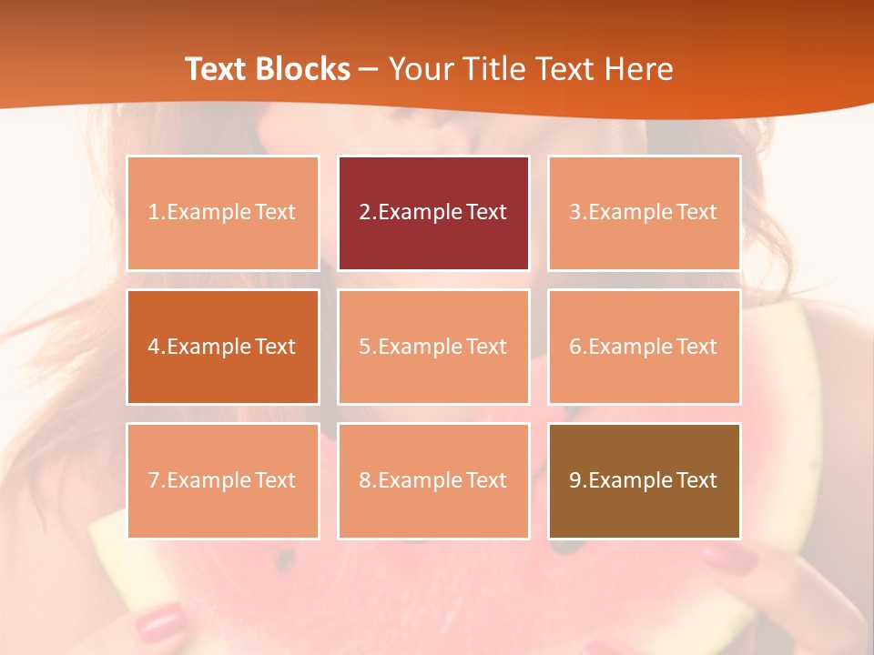 Juicy White Sweet PowerPoint Template