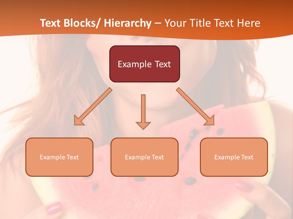Juicy White Sweet PowerPoint Template
