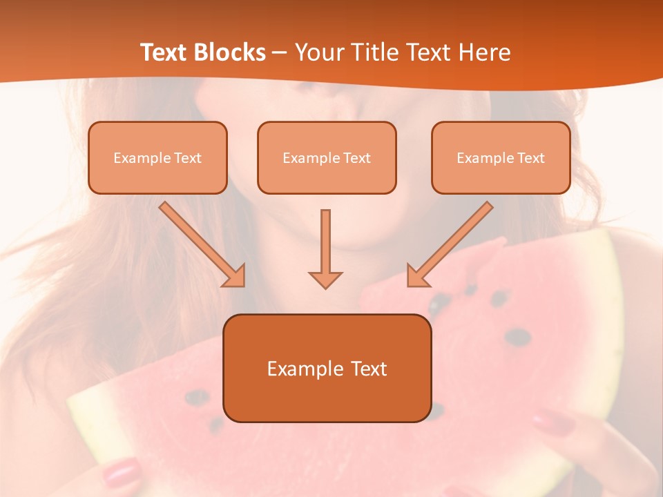 Juicy White Sweet PowerPoint Template