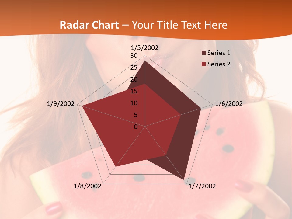 Juicy White Sweet PowerPoint Template