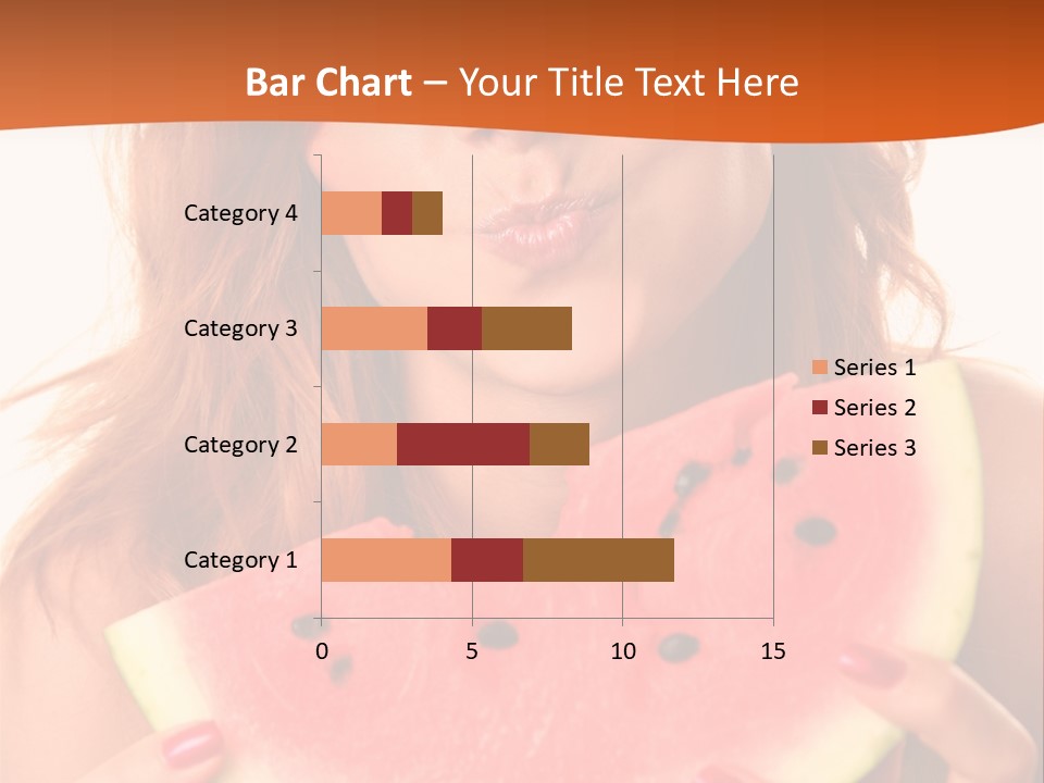 Juicy White Sweet PowerPoint Template