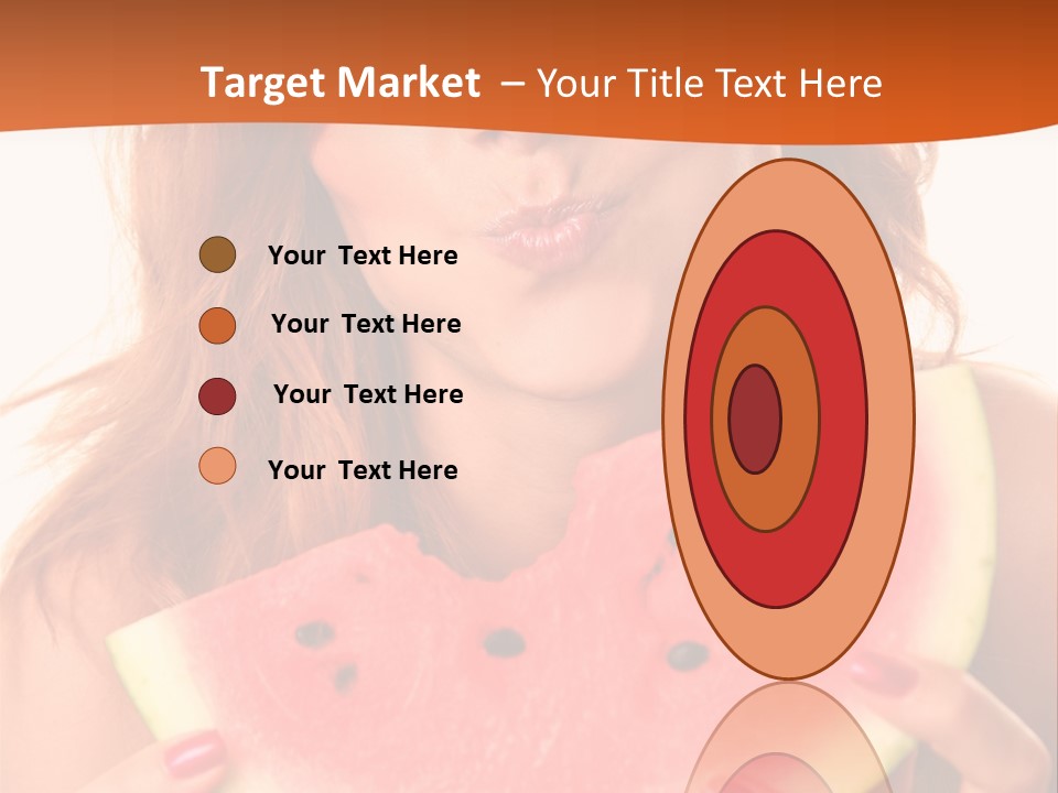 Juicy White Sweet PowerPoint Template