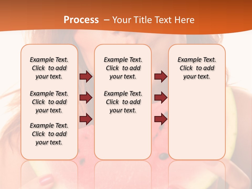 Juicy White Sweet PowerPoint Template