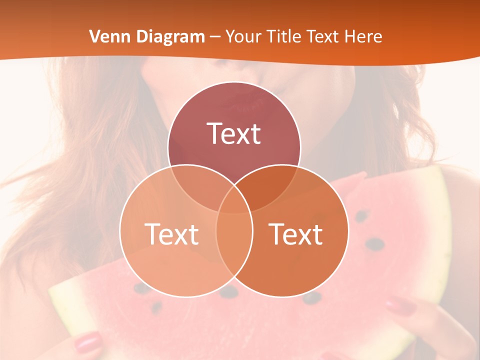 Juicy White Sweet PowerPoint Template