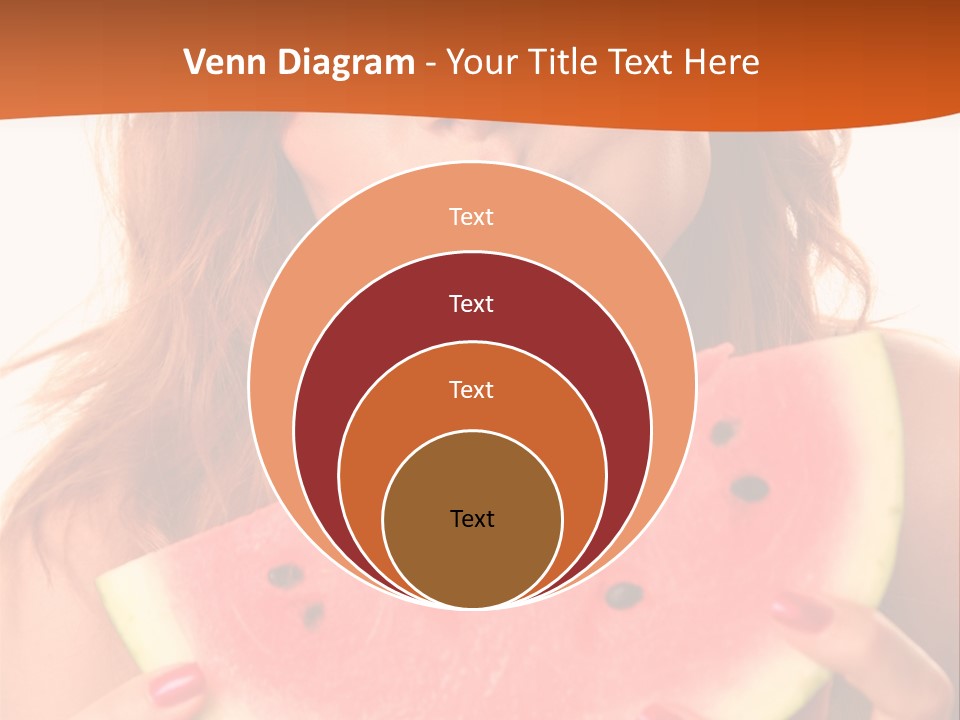 Juicy White Sweet PowerPoint Template