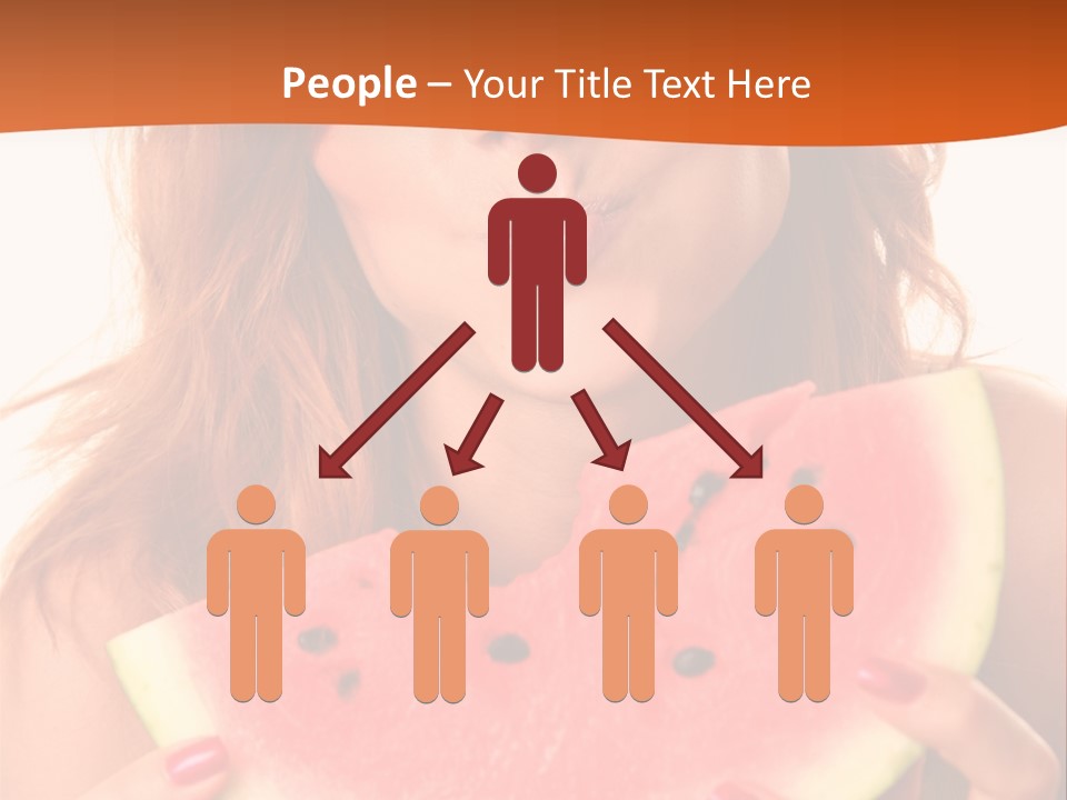 Juicy White Sweet PowerPoint Template