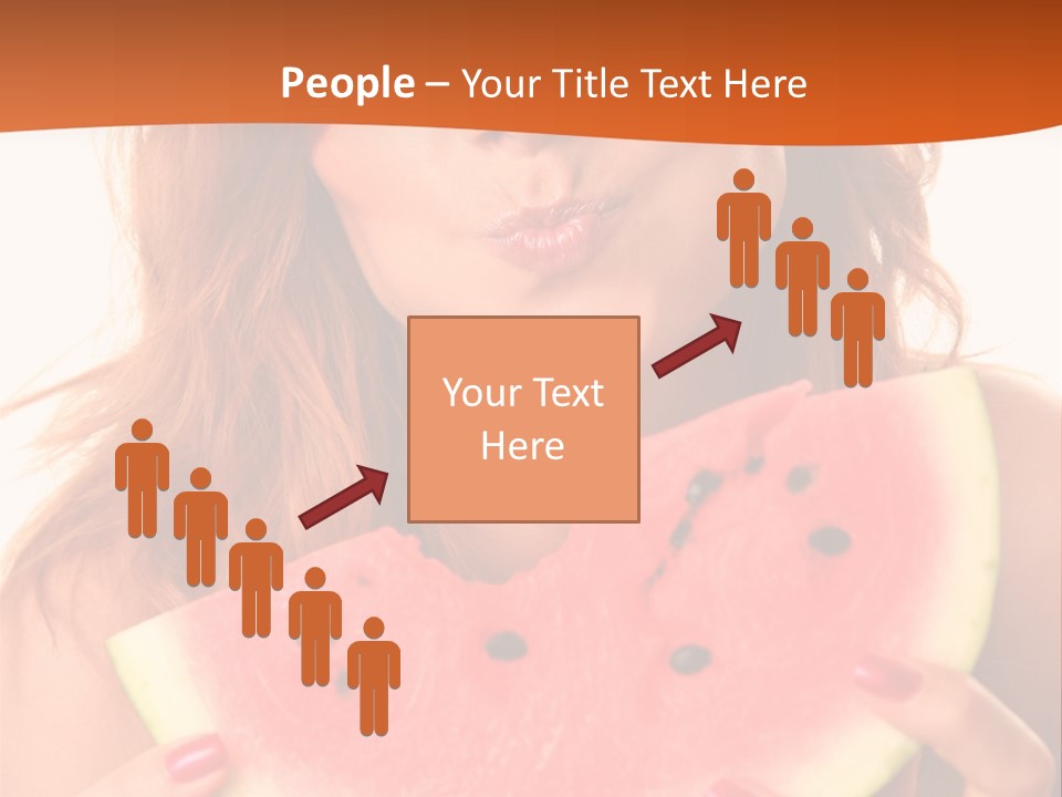 Juicy White Sweet PowerPoint Template